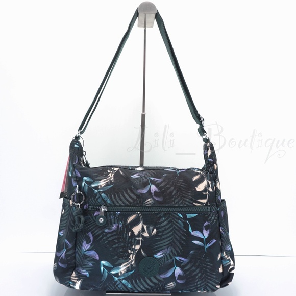 Kipling Alenya Crossbody Shoulder Bag Purse Polyester HB6629 Moonlit Forest $129 - Picture 1 of 11